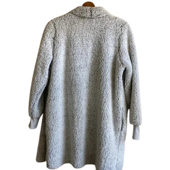 Bumblebella by Jill Martin Petite Sherpa Cascading Cardigan New Medium - Picture 3 of 4